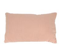 Coussin 30x50 cm double gaze de coton GAZE & SHERPA rose pêche