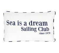 Coussin 30x50 cm SEA blanc