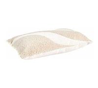 Coussin 30x50cm Beige Tissu Bouclette Motif Vague - HUSY - ALTOBUY Beige G