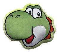Coussin 3D - MARIO BROS - Visage de Yoshi - Microfibre - 40 cm