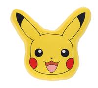 POKEMON - Coussin 3D Pikachu joyeux - 100% Polyester - Jaune