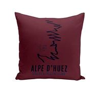 Coussin 40x40 cm Alpe d'Huez Greatest Climb Vélo France Montagne Tour