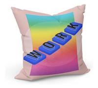 Coussin 40x40 cm Work Keys Nostalgia Vintage Style Retro Culture Rose G