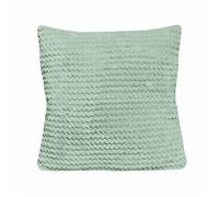 Coussin 45x45 cm COCOONING vert eau, par Soleil d'Ocre