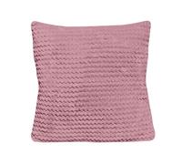Coussin 45x45 cm COCOONING vieux rose, par Soleil d'Ocre