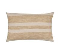 Coussin à Rayures Effet Jute Laini 38x58cm Naturel
