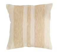 Coussin à Rayures Effet Jute Laini 45x45cm Naturel