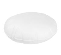 Coussin à recouvrir rond 50 cm C BULLET Blanc garnissage polyester