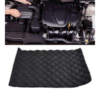 Coussin acoustique en mousse de 2 cm pour réduction du bruit de véhicule, moteur, pneu de route, convient pour le sol, sous le siège et la cloison (50 x 80 cm)