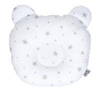 Coussin Anti Tête Plate En Coton Stella Stella, Imprimé Étoiles Blanc, 25X35