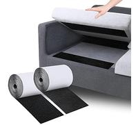 Coussin antidérapant, bande auto-agrippante roulée avec adhésif pour réduire efficacement les coussins de canapé qui glissent (10 cm x 3 m, noir)