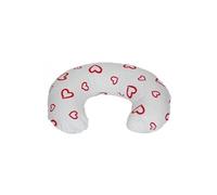 Coussin appui-tête coeUrs rouges