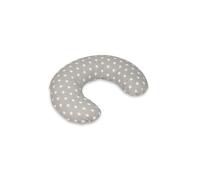 Coussin appui-tête étoiles blanches sur fond gris