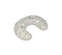 Coussin appui-tête Etoiles girses et blanches sur fond gris