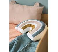 Coussin arc-en-ciel multicolore TU