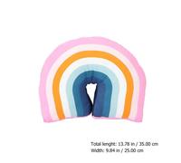 Coussin Arc-En-Ciel Vibrant ¿ Peluche En Coton Doux Pour Chambre D'enfant, Canapé, Bureau ¿ Idée Cadeau Idéale