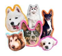 Coussin avec Photo Oreiller de Chat Chien de Compagnie 3D personnalisé - Oreiller Personnalisable en Peluche Impression 3D Double Face Maison Voiture Décor Canapé Cadeau de Noël Animal Anniversaire