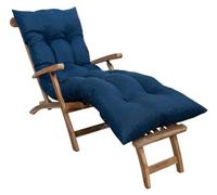 Coussin bain de soleil BANANAIR 185 x 60 x 15 cm bleu nuit