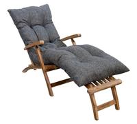 Coussin bain de soleil BANANAIR 185 x 60 x 15 cm gris