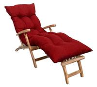 Coussin bain de soleil BANANAIR 185 x 60 x 15 cm rouge