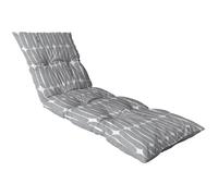 Coussin bain de soleil - JARDIN PRIVE - Flocons Vibration Ombre - 118 x 78 x 54 cm
