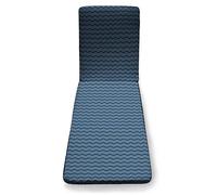 Coussin bain de soleil Tajl - Coton et polycoton - Bleu