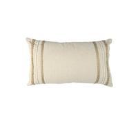 Coussin Beige et Blanc Tressé 30x50cm - JURON - ALTOBUY Beige G