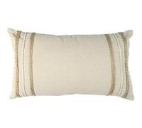 Coussin Beige et Blanc Tressé 30x50cm - JURON - ALTOBUY Beige G