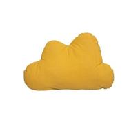 Coussin enfant ""Berlingot"" nuage jaune moutarde 45x28cm - Atmosphera createur d'interieur