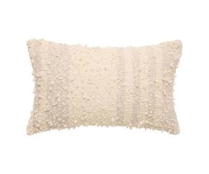 Coussin Beryl rectangulaire 30x50cm beige - Atmosphera Créateur d'intérieur