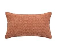 Coussin bouclette Soana terracotta 30x50cm - Atmosphera Créateur d'intérieur