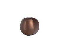 Coussin boule petit métallique brun chaud RODEO