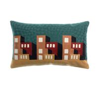 Coussin brodé Vivaraise Suri Multicolore 40x65 cm