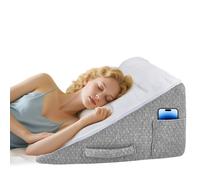 Coussin cale en mousse à mémoire de forme, coussin ergonomique pour l'apnée du sommeil, coussin de lecture parfait pour jouer