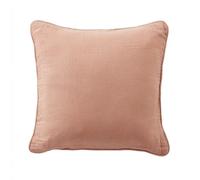 Coussin carré déhoussable 45x45 cm Gaze de Coton Hampton Bay