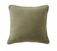 Coussin carré déhoussable 45x45 cm Gaze de Coton Hampton Spring