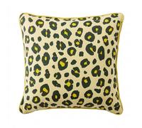 Coussin carré déhoussable 45x45 cm Gaze de Coton Montauk Jaune