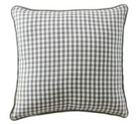 Coussin carré déhoussable 45x45 cm Gaze de Coton Vickie Romarin