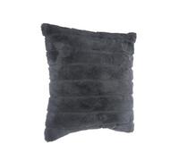 Coussin carré déhoussable 45x45 cm - Gris foncé