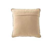 Coussin carré maille en textile naturel 42x44x10 cm