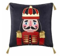 Coussin Casse Noisette Soir de Noël - Bleu