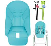Coussin Chaise Haute Housse De Remplacement En Cuir PU Respirante Pour | Siège assise rembourré pour chaises Accessoires Pour Rehausseur De Repas Enfant