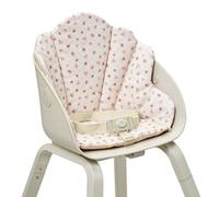 Coussin chaise haute réversible Grace River Rose