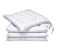 Coussin Chaise Jardin Lea - Lot de 4 - Coussin Exterieur Confortable et épais - Idéal pour intérieur et extérieur, 40x40x5 YYV