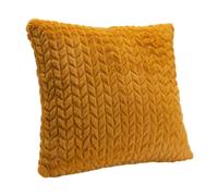 Coussin chevron camel 40x40 cm