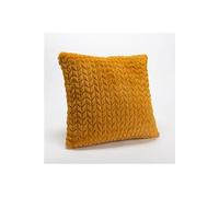 Coussin Chevron camel - - Jaune - Polyester