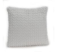 Coussin Chevron gris clair 40x40 cm - Amadeus - Gris - Polyester Gris clair G