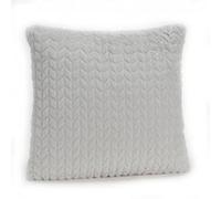 Coussin Chevron gris clair 40x40 cm - Amadeus - Gris - Polyester Gris clair G