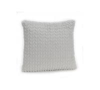 Coussin Chevron gris clair 40x40 cm - - Gris - Polyester
