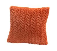 Coussin chevron orange 40x40 cm